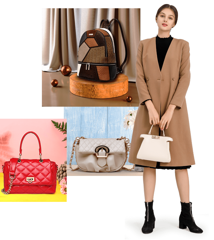 Stylish Leather Rolled Top Handle Bag™ – Lemani Paris